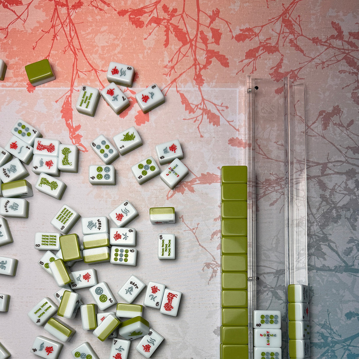 Calm Canopy Autumn Mahjong Mat